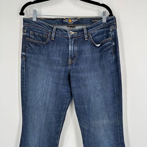Lucky Brand Womens Classic Rider Bootcut Jeans Blue Denim Medium Wash Size 10/30 - Picture 2 of 13